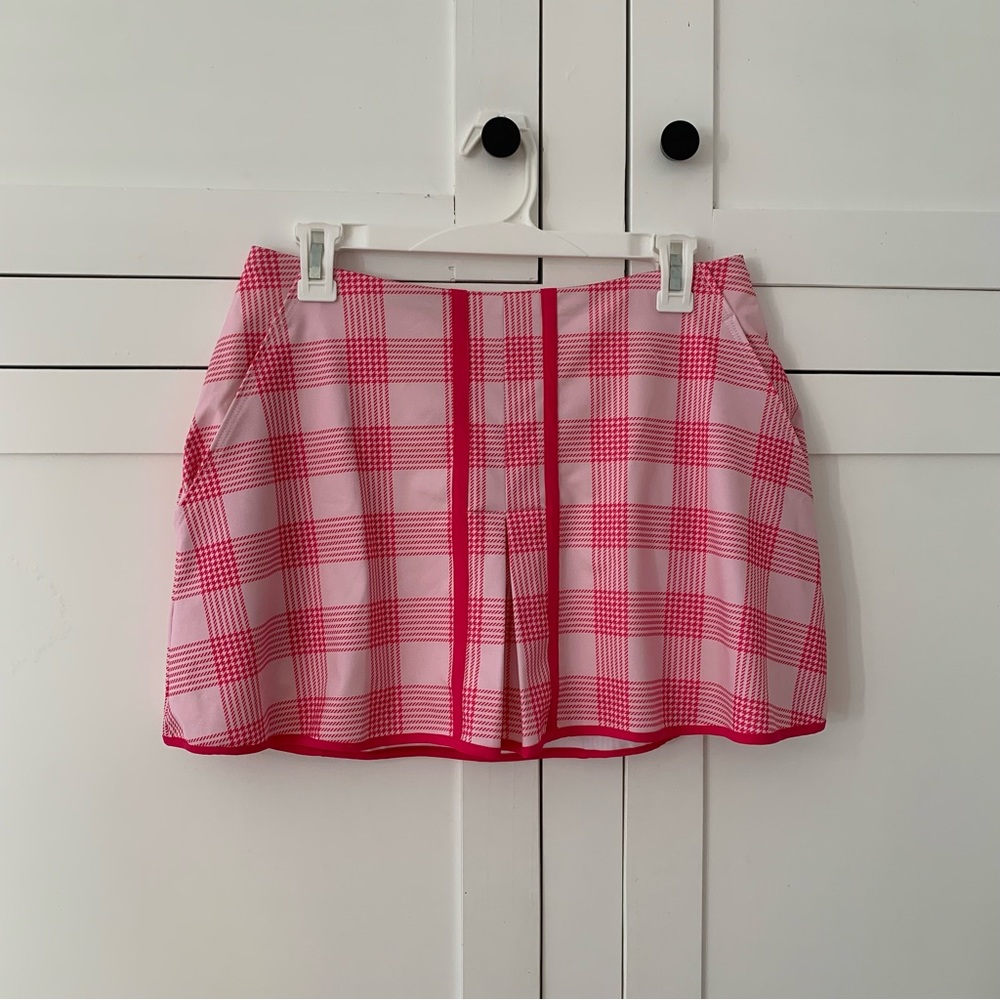 Bobbe Pink Box Pleated Tennis Skort Size Large - Picture 3 of 16